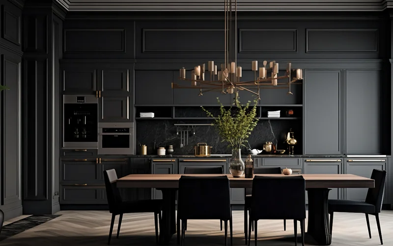 Art Deco interior style Kitchen