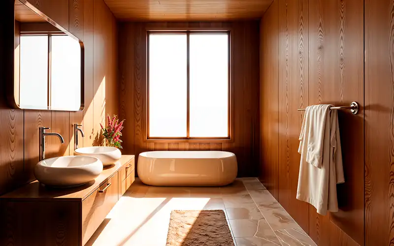 Mid Century Modern bathroom